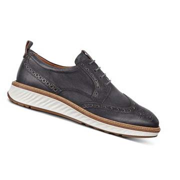 Ecco St.1 Hybrid Brogue Pensko Herre Svarte | NO 527YXF